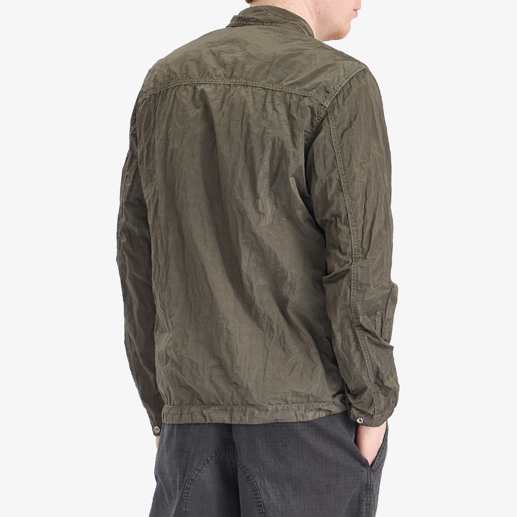 Stone Island Men's Nylon Metal Shirt Jacket Military Green